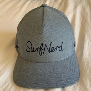 RARE-Never Worn-Cuater/Travis Mathew-Surf Nerd Hat-Blue